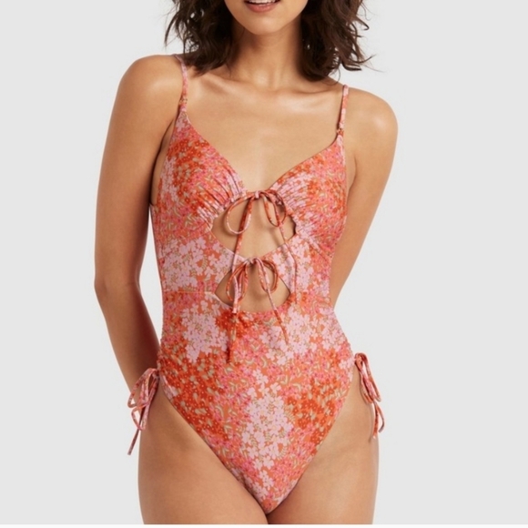BOUND by Bond-Eye Australia Tied Together Floral Swimsuit - Picture 4 of 8